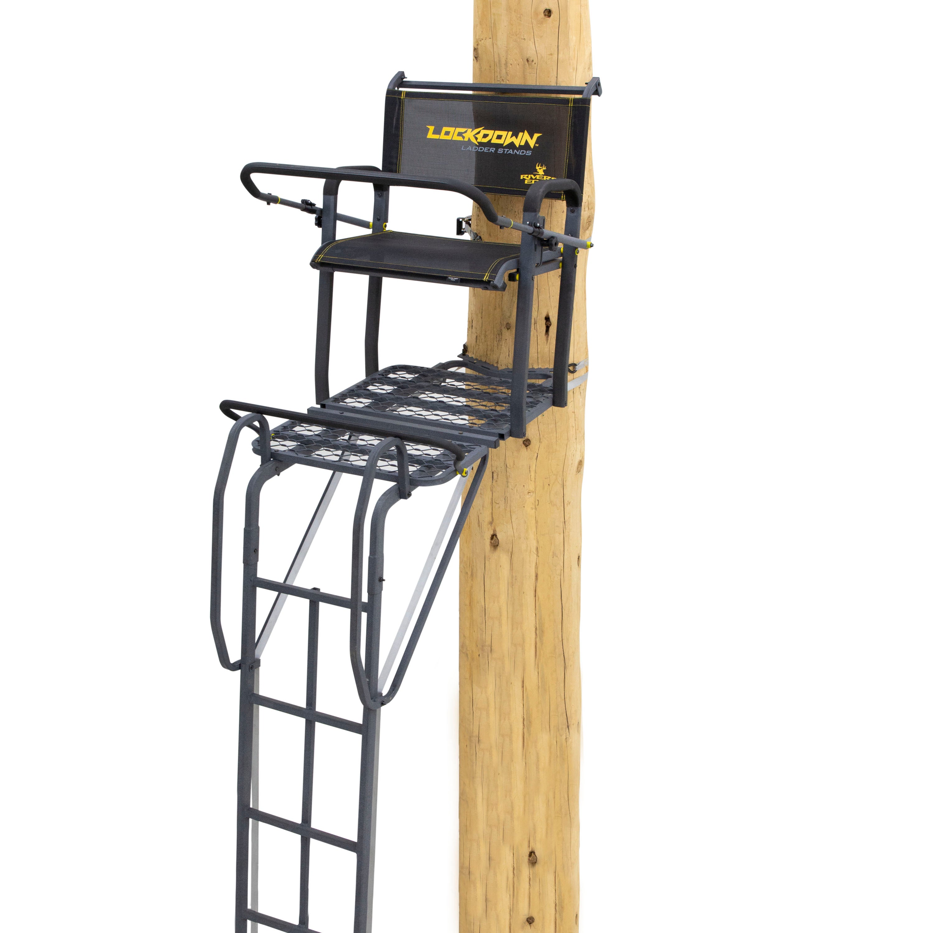STAND ALONE STADIUM ジャンパー Rivers Edge® LD200 Lockdown™ 21' Wide 1-Man Ladder Stand