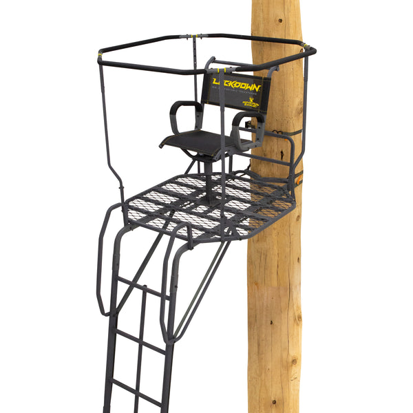 Bayou リバイズド・エディション 3ED Rivers Edge® LD204 Lockdown™ 2-Man Ladder Stand – Rivers