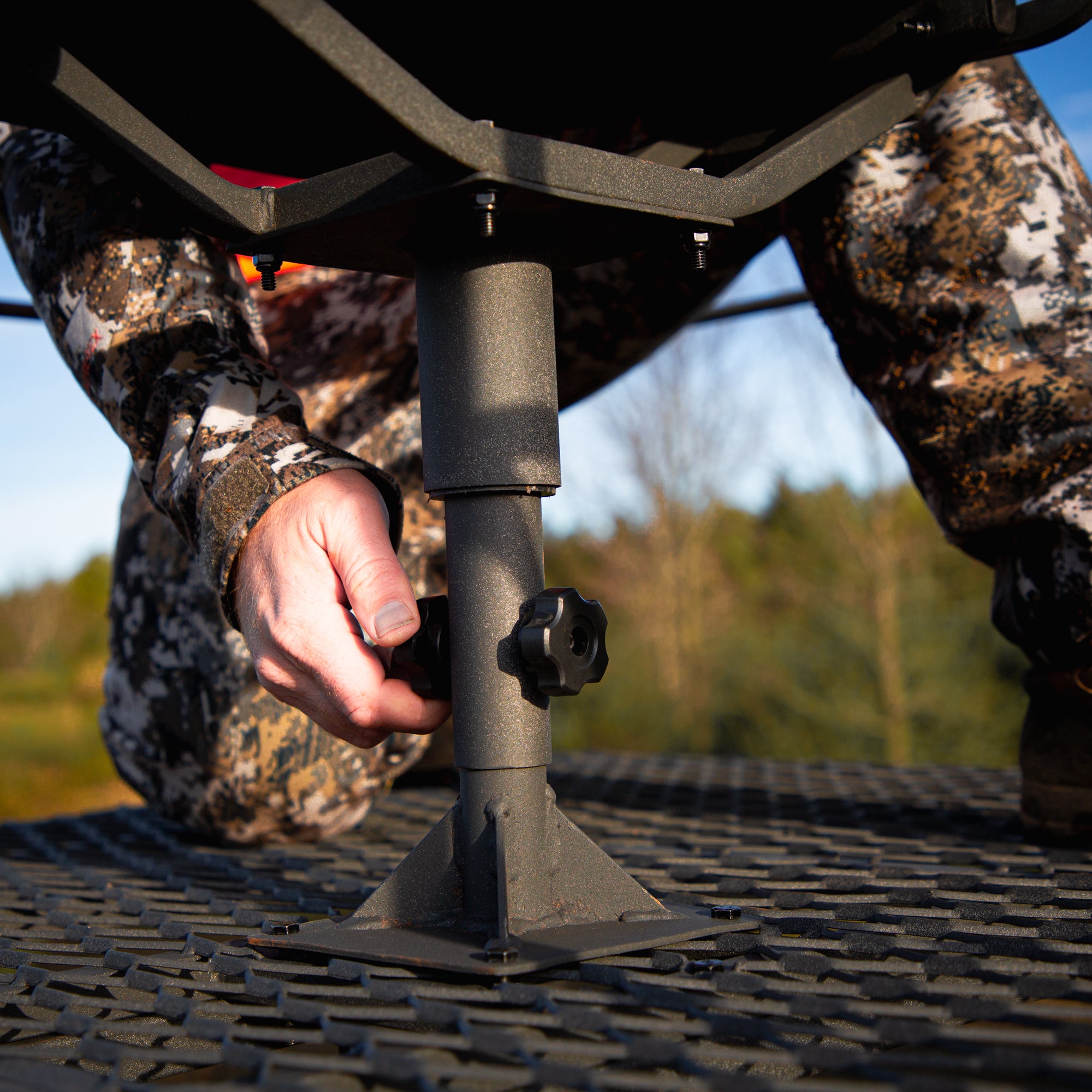 12' 2-Man Quad Pod – Rivers Edge® Treestands