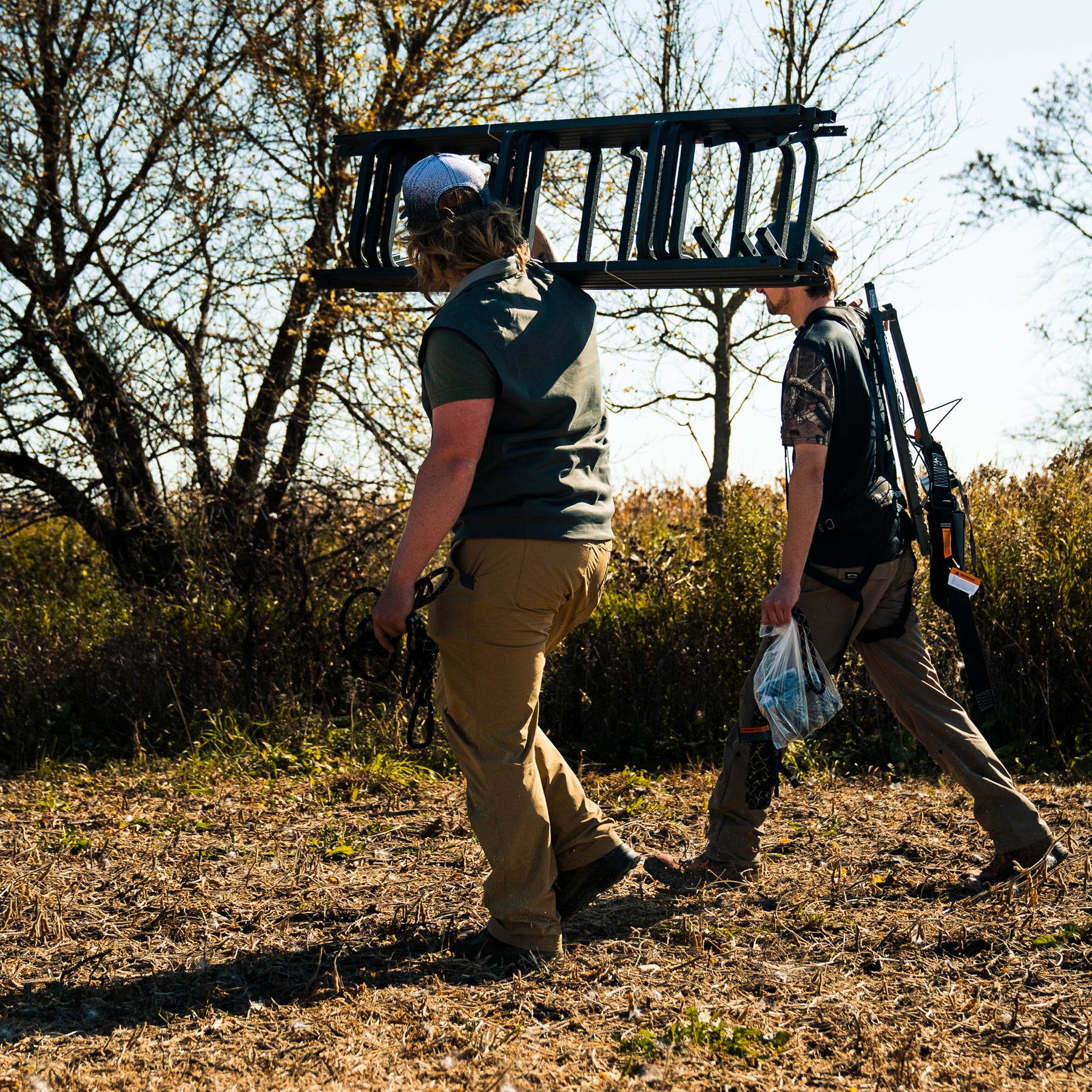 Rivers Edge® Tree Ladder with Safety Rope – Rivers Edge® Treestands