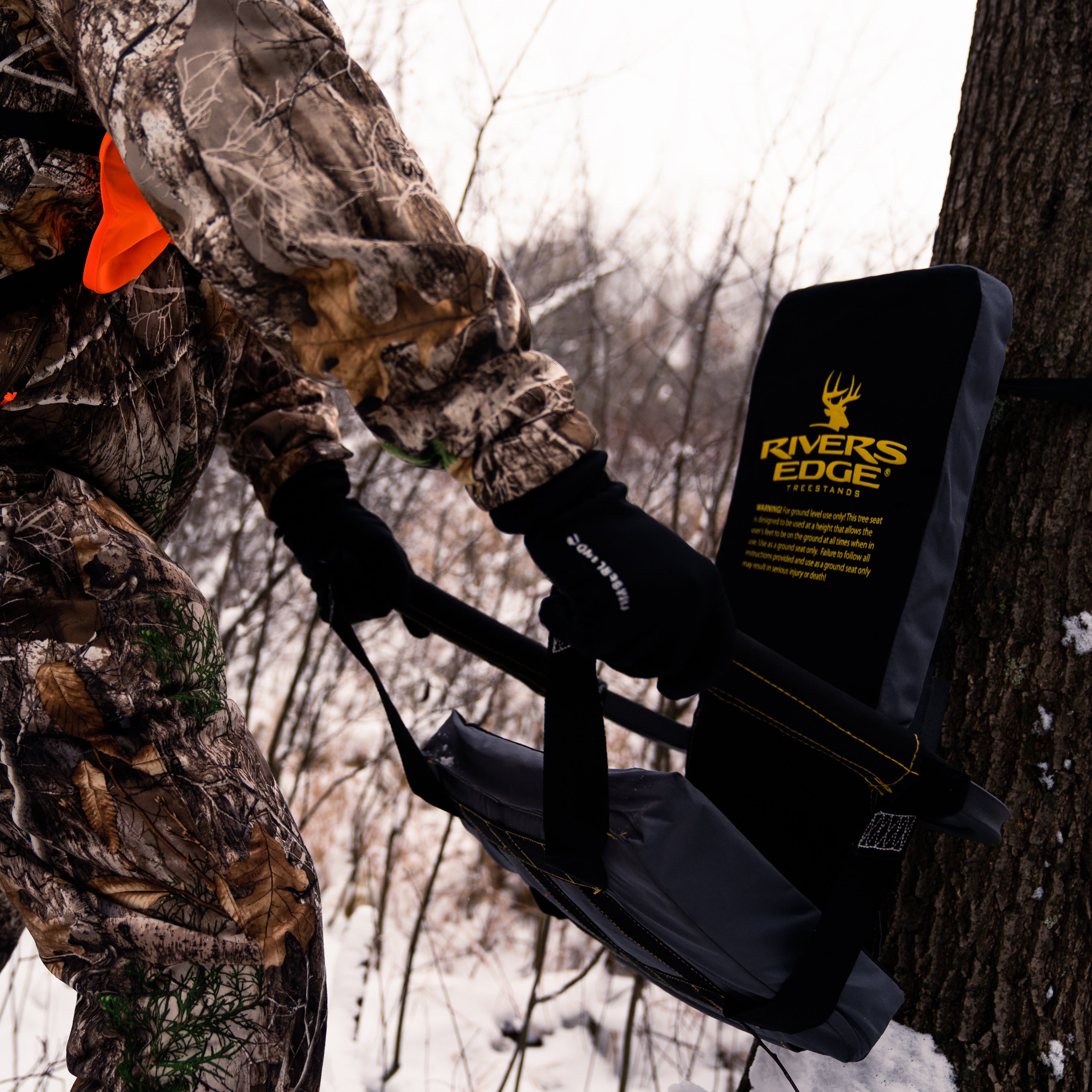 Rivers Edge Lounger Tree Seat - Thumbnail 5